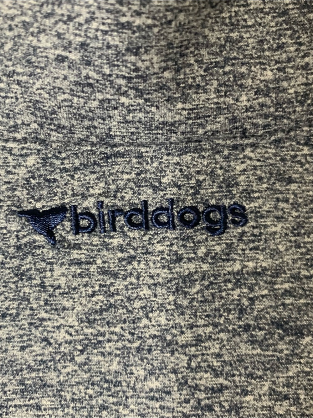 Birddogs Mens heather blue quarter zip pullover XL - Picture 10 of 10